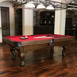 NEW - 8' Savannah Pool Table - AND INSTALLATION INCLUDED