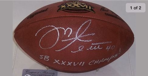 Mike Alstott Tampa Bay Bucs Super Bowl football