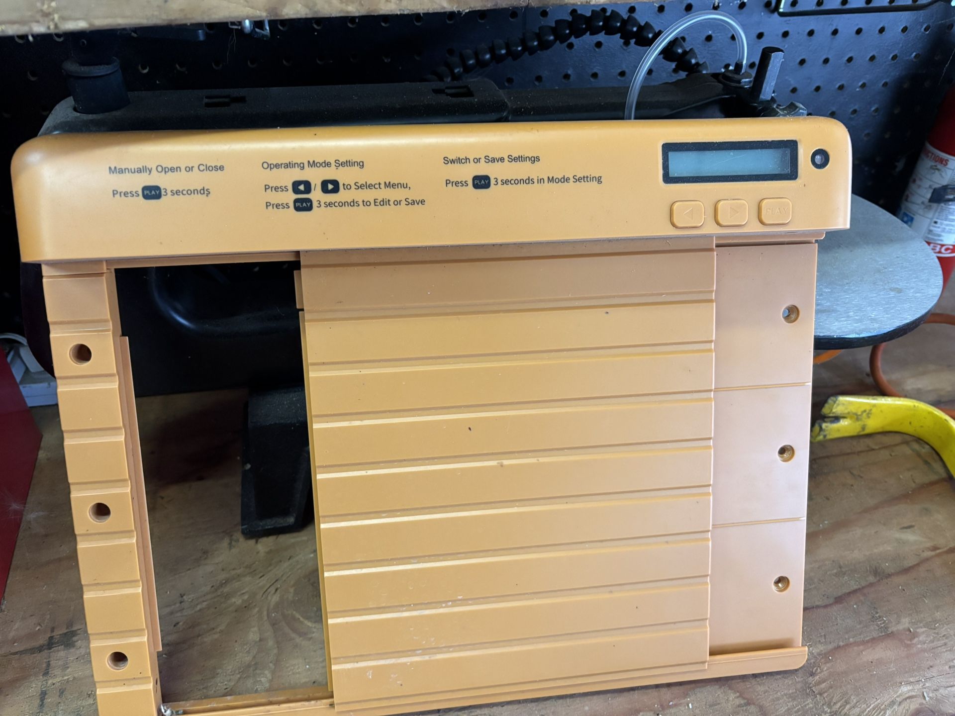 Side sliding chicken door