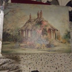 A Marty Bell Private Oil Painting Collection Fine Art 24/18 Antique