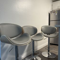Bar Stools Set of 3
