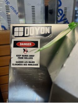 🍕Doyon DL18DP Countertop Double Pass Dough Sheeter, 18" Diagonal Two Rollers 2017🍕