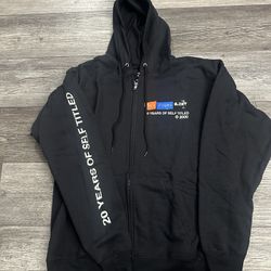 Men’s New Found Glory Zip Hoodie L 20th Year Anniversary Self Titled Album