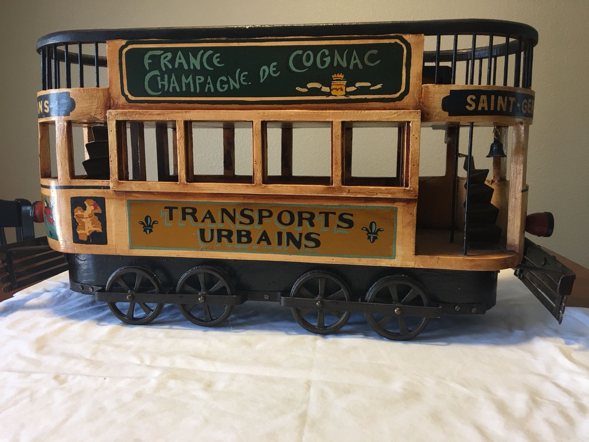 Vintage French Trolley Car Replica Incredible Detail Craftsmanship For Sale In Scottsdale Az Offerup