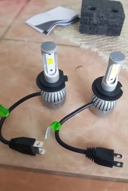 2Pcs Auto LED H1 H3 H7 H8 H11 H4 H13 HB3 9005 HB4 9006 9007 Car Headlight Bulbs COB 72W 8000LM Automobiles Lamp 6500K Luces LED *6 Months Warranty*