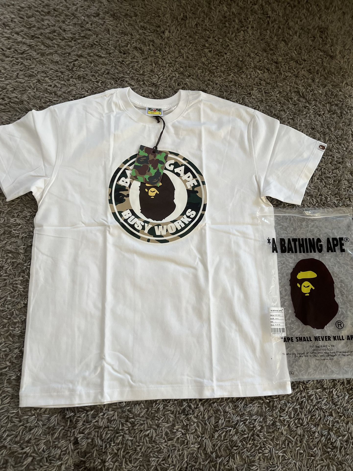 BAPE BUSYWORKS TEE