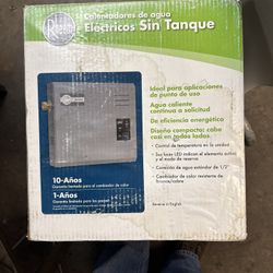Tank Less Water Heater