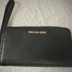 Michael kors black wallet sale sale