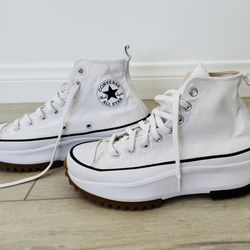 Converse Essex Run Star Hike Platform High Tops - Men’s 6.5, Women’s 8
