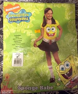 Sponge Babe costume Childs med 8-10