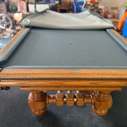 Pool table with some accessories