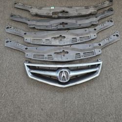 Acura Tsx Radiator Cover And Oem Grill