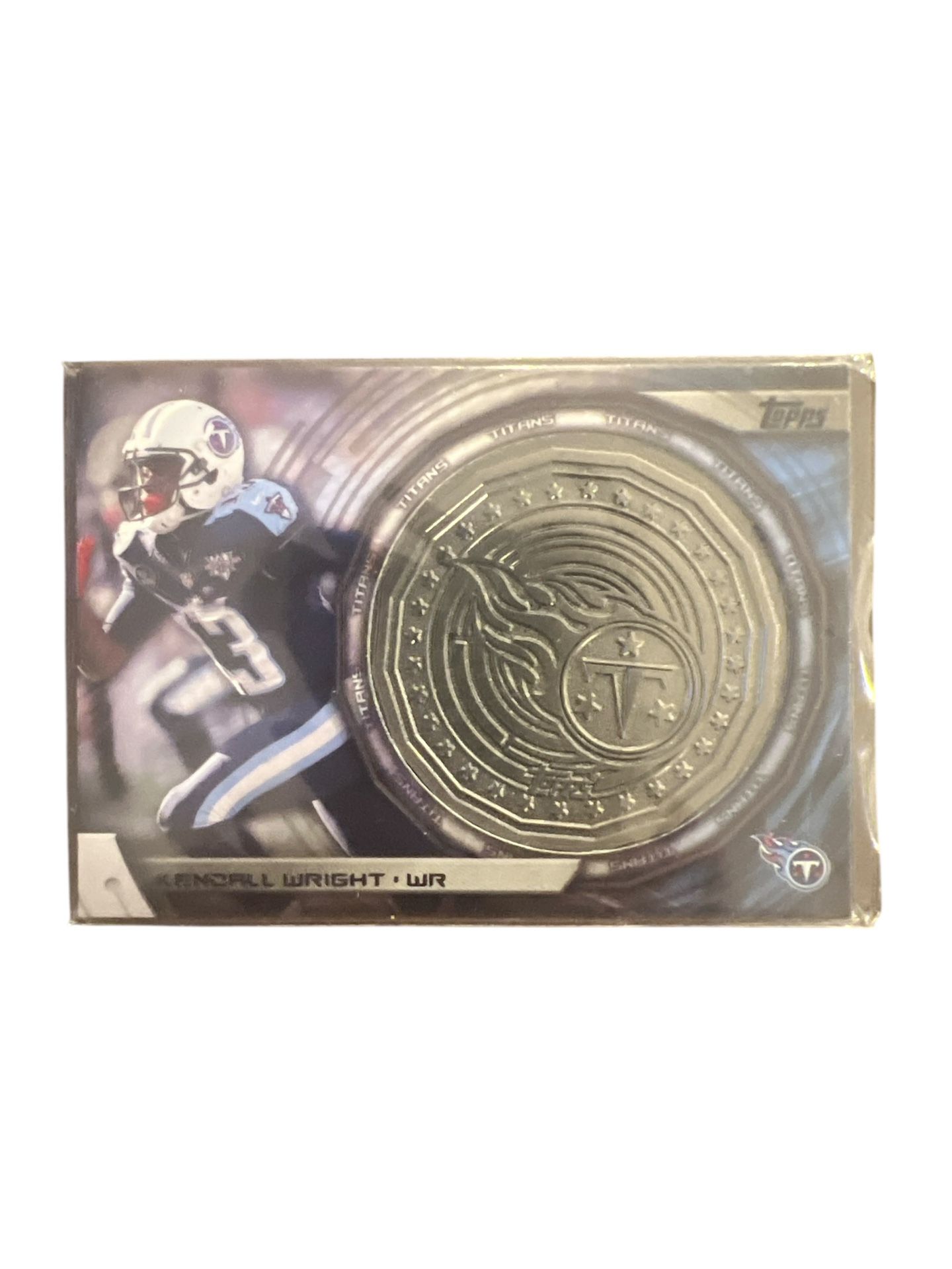 2014 Topps Kickoff Coins #NFLKC-KW Kendall Wright Tennessee Titans