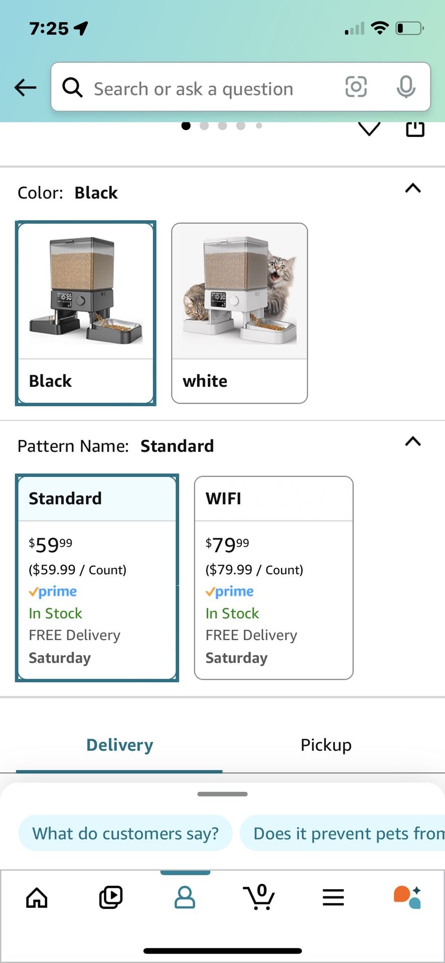 (2) Timed Cat feeders