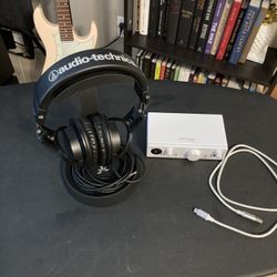 Arturia Minifuse 1 and Audio Technica M20x