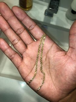 10k Gold Rope Bracelet