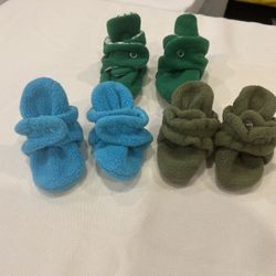 Baby Sock Booties 0-3