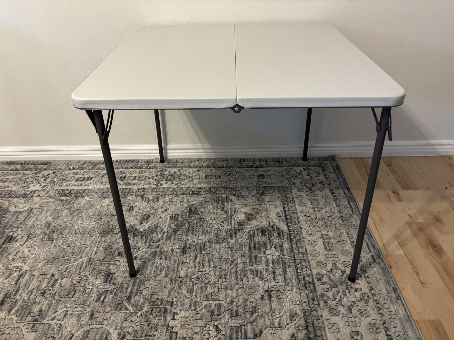 Gray Top Folding Card Table 48” X 48”