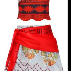 SUEE Moana Costume for Girls Princess Cosplay  Size 9/10.