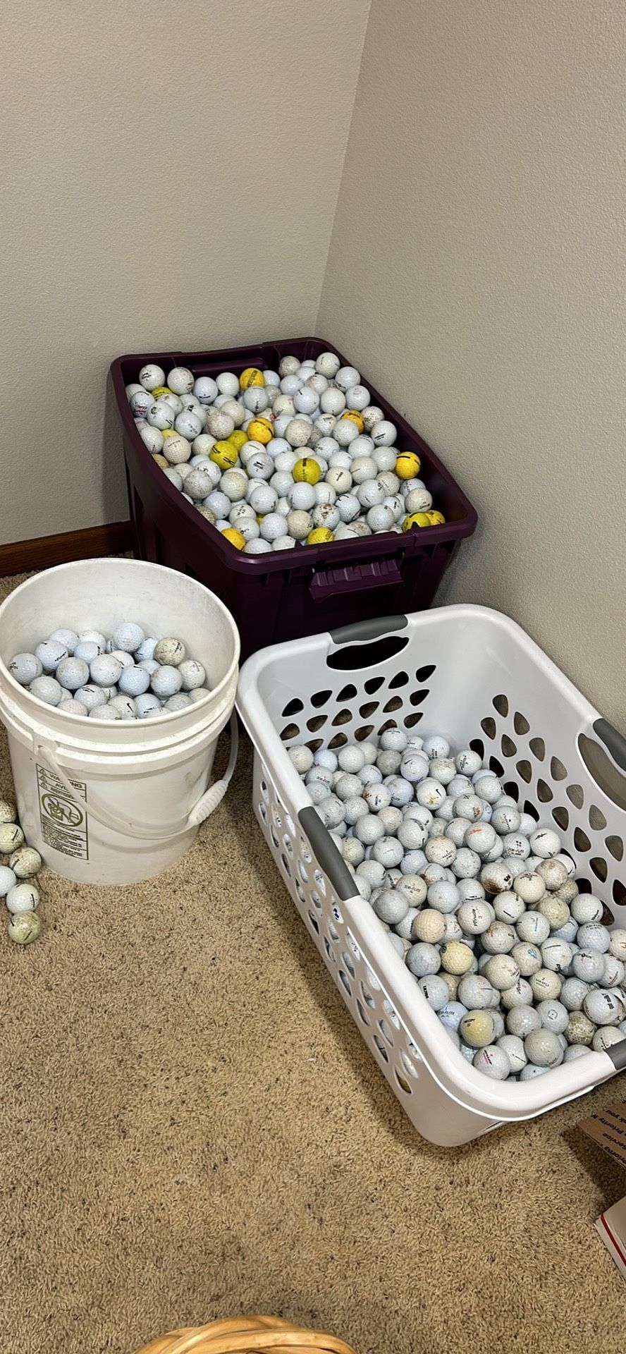 250 Assorted Golf Ball Lot