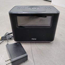iHome iAVS16 Bedside Speaker with Alexa Built In, Bluetooth, and USB Charging, Now Supports Spotify by Voice