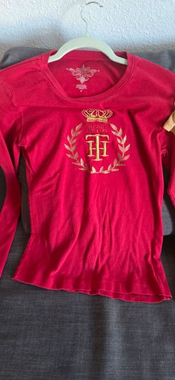 Tommy Hilfiger Red Long Sleeve Shirt