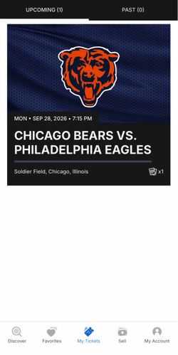 Bears eagles game