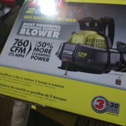 Backpack Blower Ryobi (Brand New)