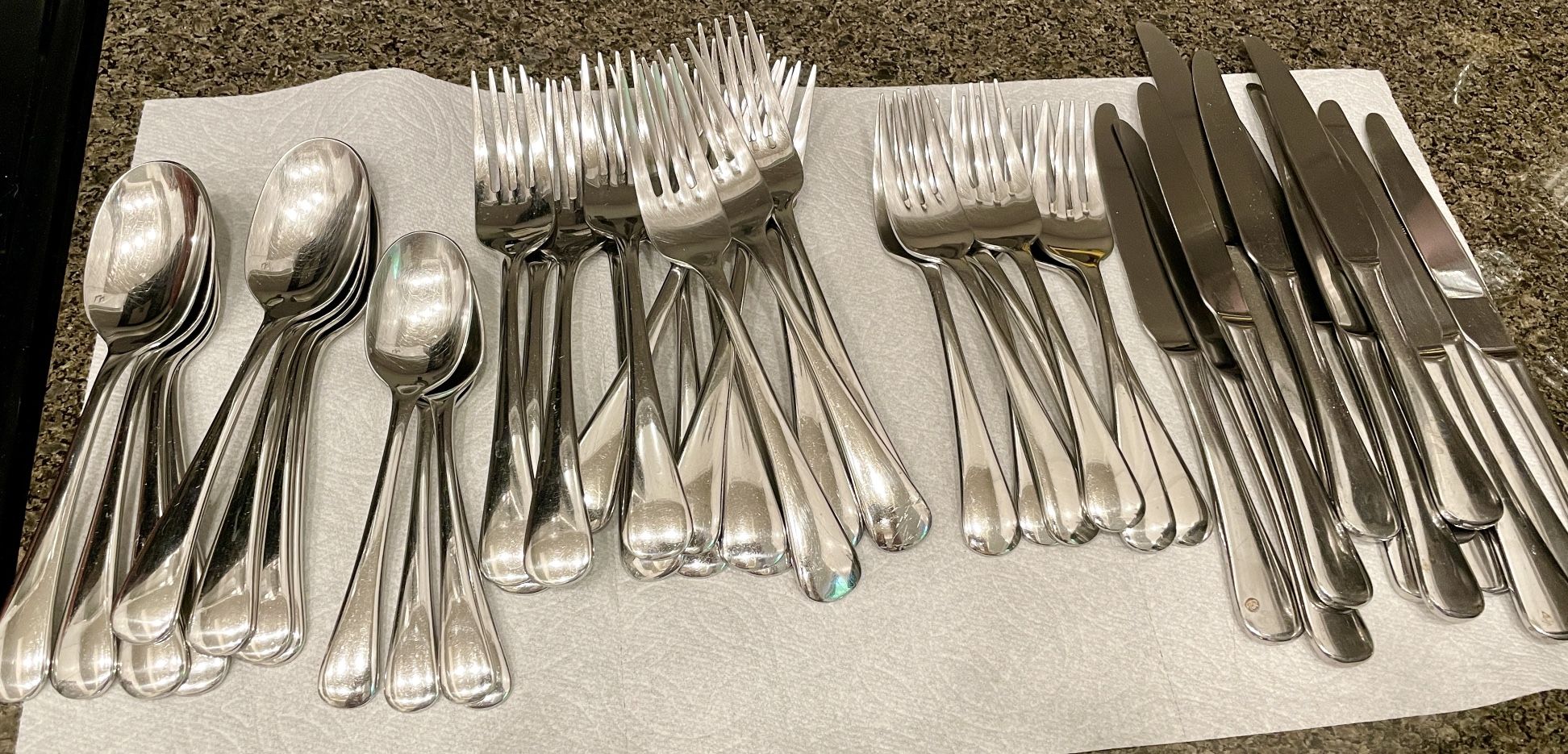 45 Piece Oneida Infuse Silverware Set