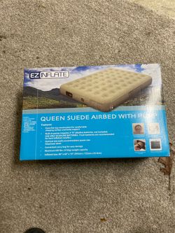 EZ inflate queen air bed
