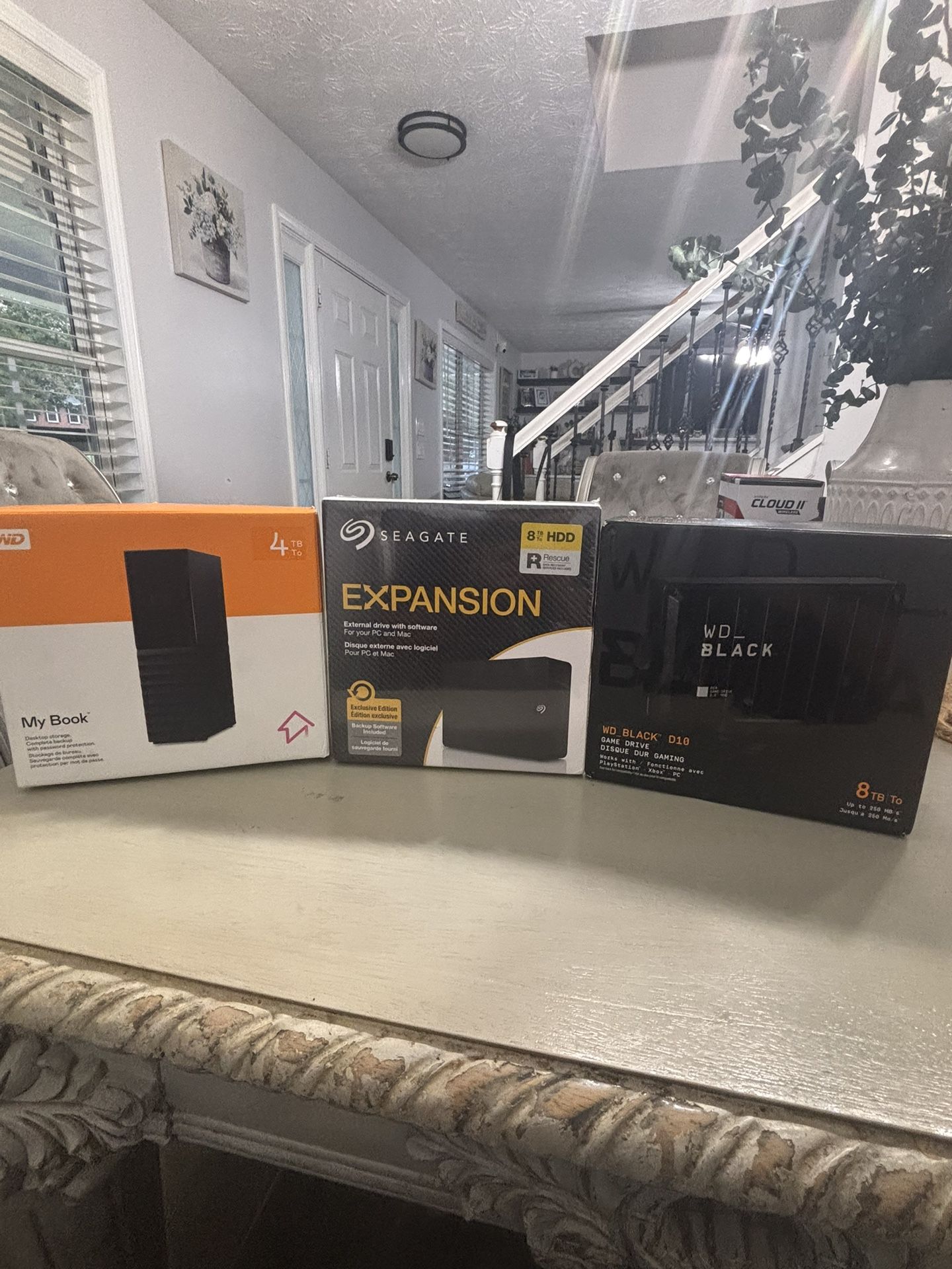 3 Sealed Hard Drives