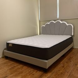 New In Box Queen Bed Frame With Mattress(Read Description Below)