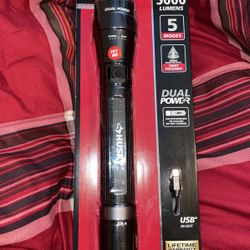 Husky 5000 Lumens Rechargeable Flashlight