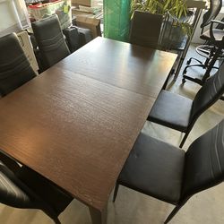 Solid Wood Extendable Dining Table - 60” to 92”