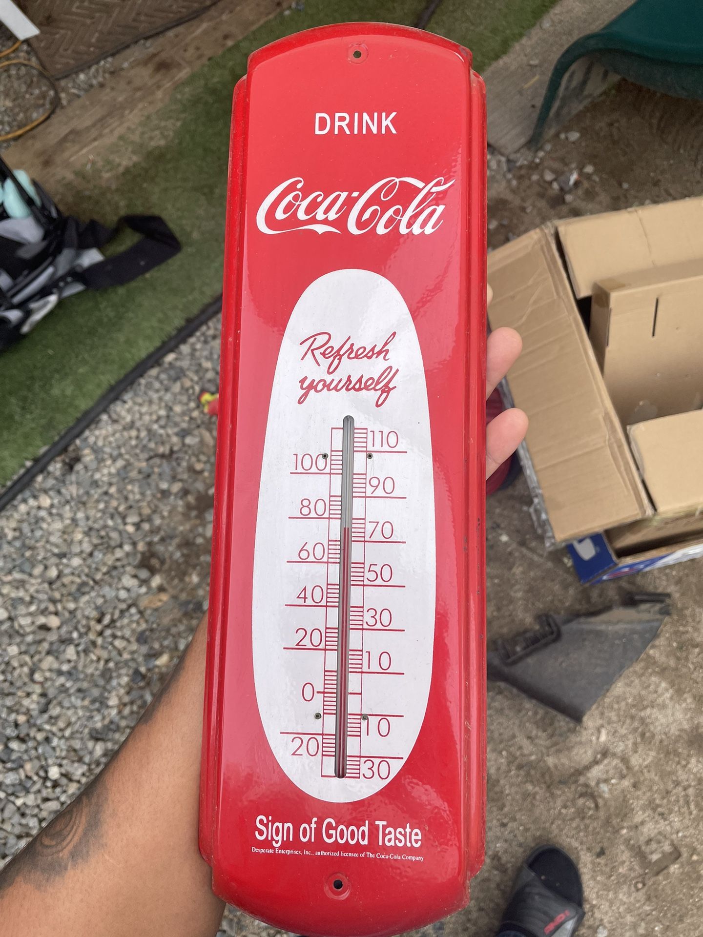 Vintage Coca Cola Thermometer