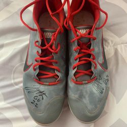 Joey Votto Game Used Cleats