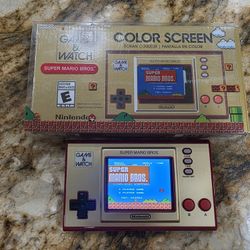 Super Mario Bros Game & Watch Video Game Console 