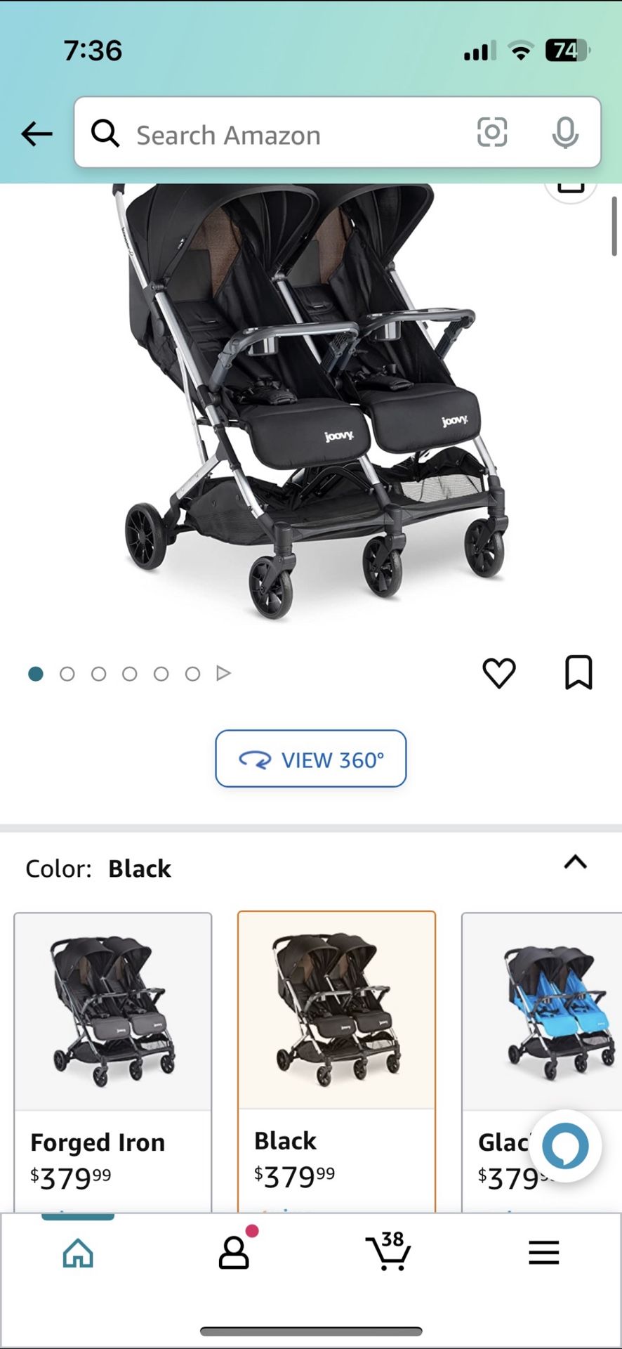 Joovy Double Stroller