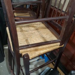 Wood Barstools (Sold Together)