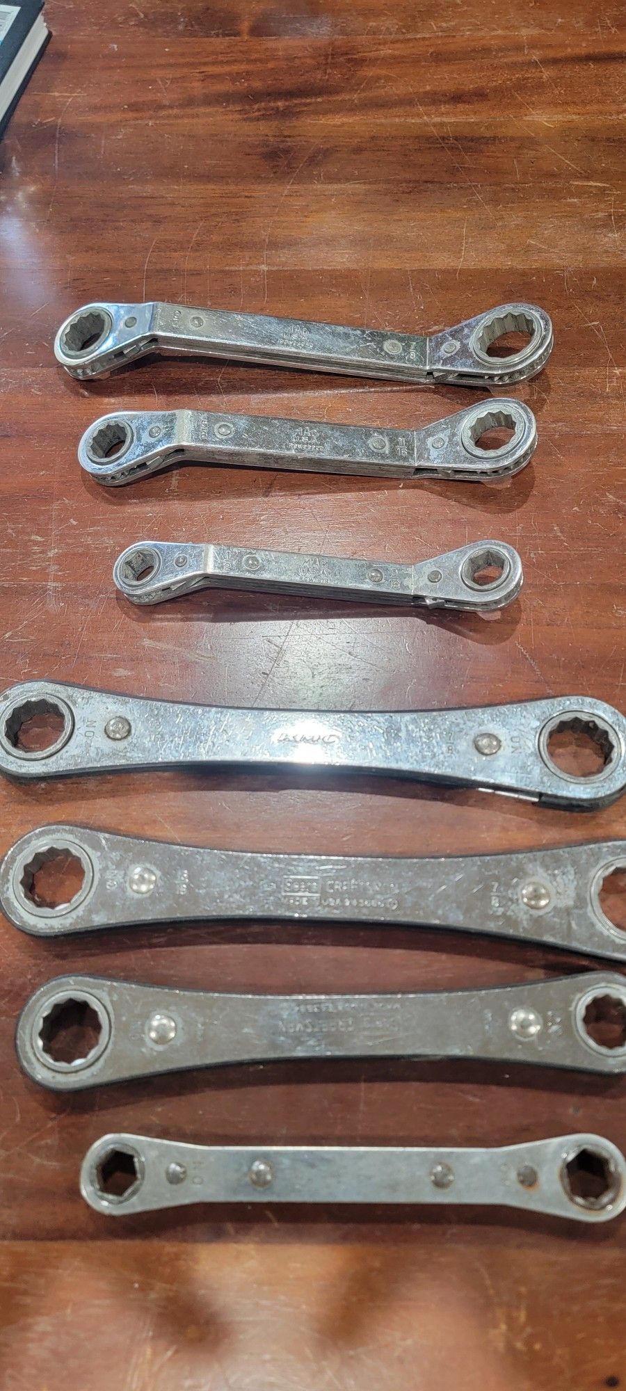 Mac Tools,snap On,craftsman Ratchet Wrenches 1 Kmc