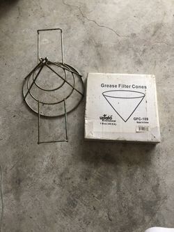 Grease strainer and a box of filters
