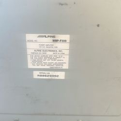 System For Car One Alpine Amp Stereo 
