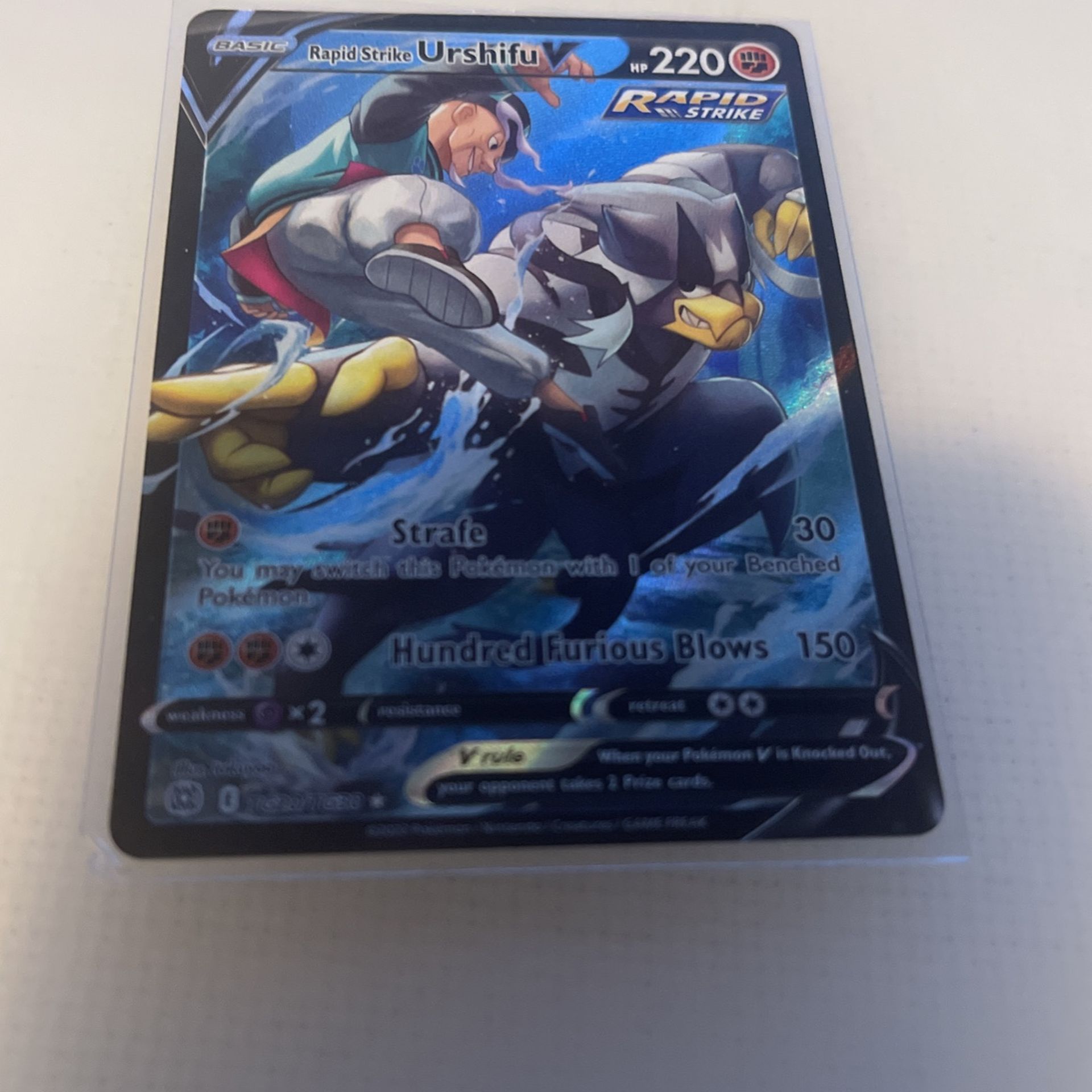 Pokémon Rapid Strike Urshifu V TG20/TG30