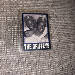 The Griffeys Baseball Card