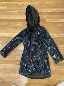 Girls black deals raincoat
