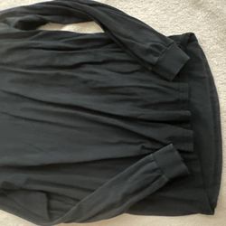 Black, Long Sleeve Gilden T-Shirt, Size Large