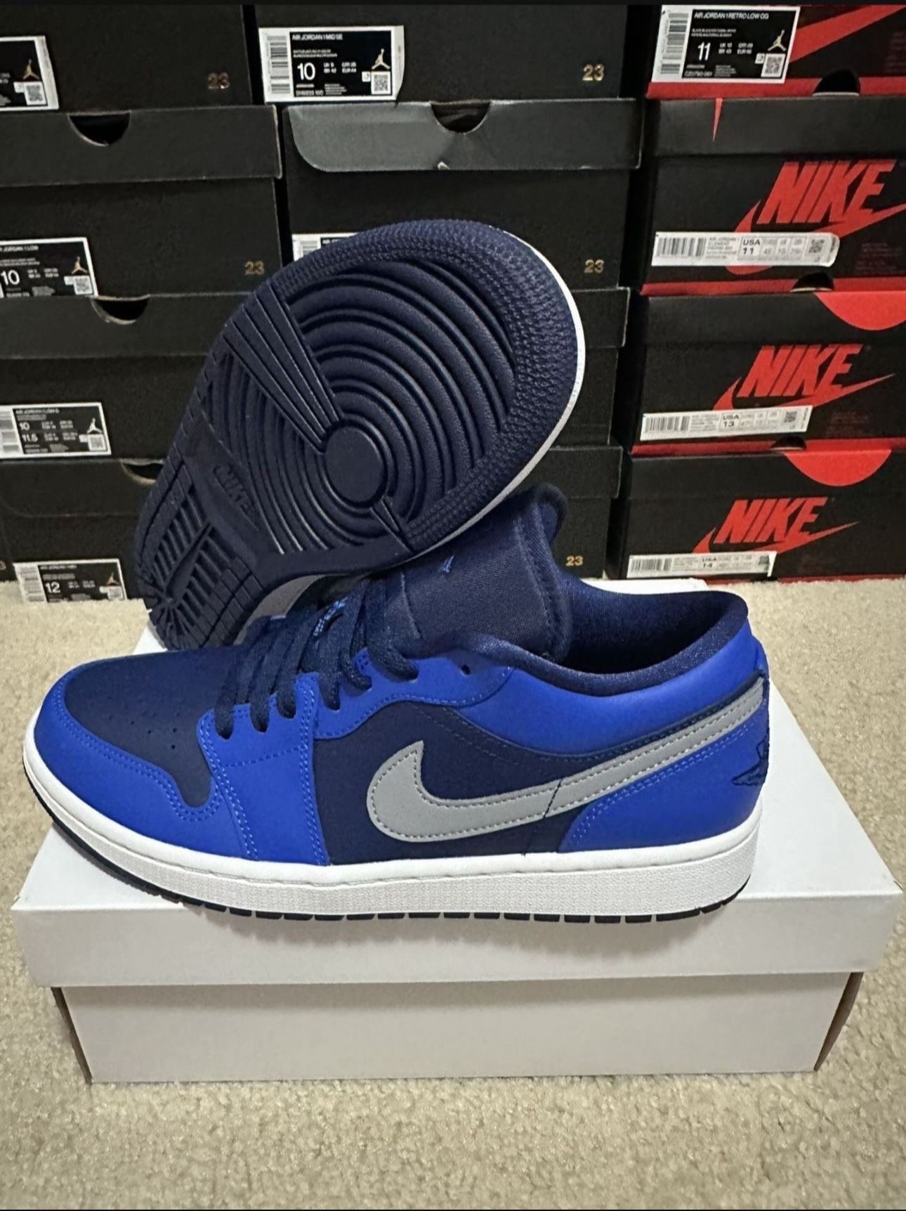 Nike air jordan 1 low game royal blue DC0774-400 Womens Size 10.5/ 9 Mens Brand New