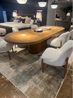 Dining Table Farmhouse Modern 6 Chairs No Credit Needed - $0 Down - SAME DAY DELIVERY 🚚