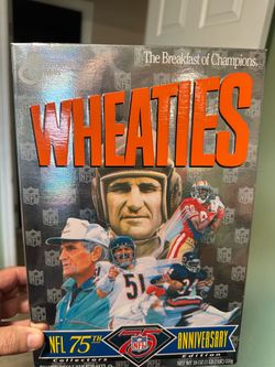 Wheaties NFL 75 anniversary box