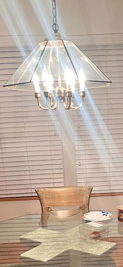 Vintage brass ceiling light